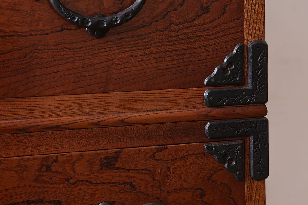 中古　伝統民芸家具　岩谷堂　重ね箪笥(衣装箪笥)