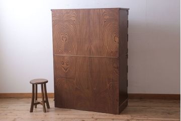中古　伝統民芸家具　岩谷堂　重ね箪笥(衣装箪笥)