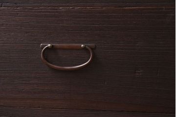 アンティーク家具　鉄脚付き!古い衣装箪笥ローボード(2)