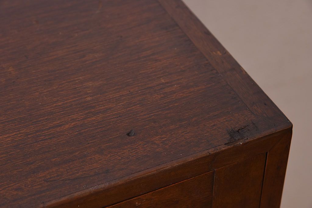 レトロ家具　和製アンティーク　レトロモダンな大ぶり本箱(ブックケース)