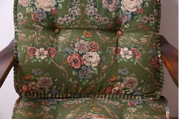 中古　穂高　WINDSOR　飛騨産業　キツツキマーク　1人掛けソファ(両肘付きチェア)(1)