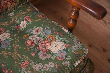 中古　穂高　WINDSOR　飛騨産業　キツツキマーク　1人掛けソファ(両肘付きチェア)(2)