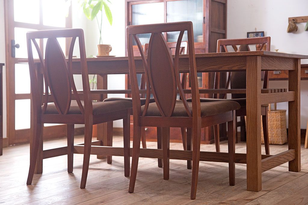 ヴィンテージ家具　北欧ビンテージ　G-PLAN　Xバックチェア(ダイニングチェア)(2)