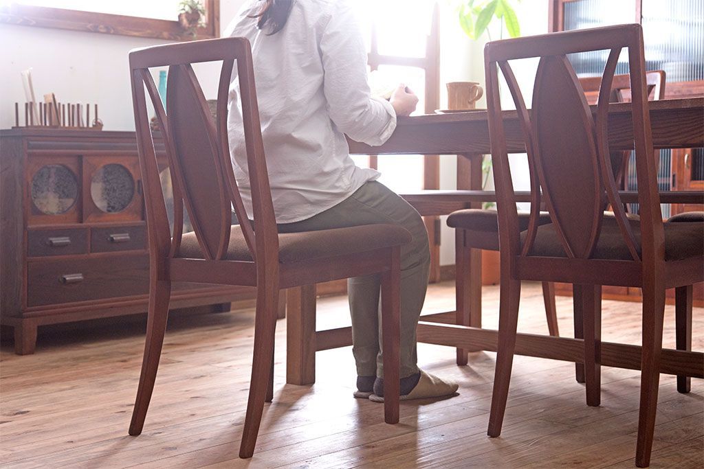 ヴィンテージ家具　北欧ビンテージ　G-PLAN　Xバックチェア(ダイニングチェア)(3)