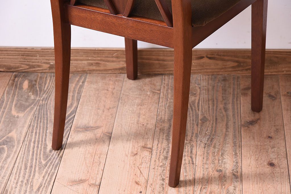 ヴィンテージ家具　北欧ビンテージ　G-PLAN　Xバックチェア(ダイニングチェア)(3)
