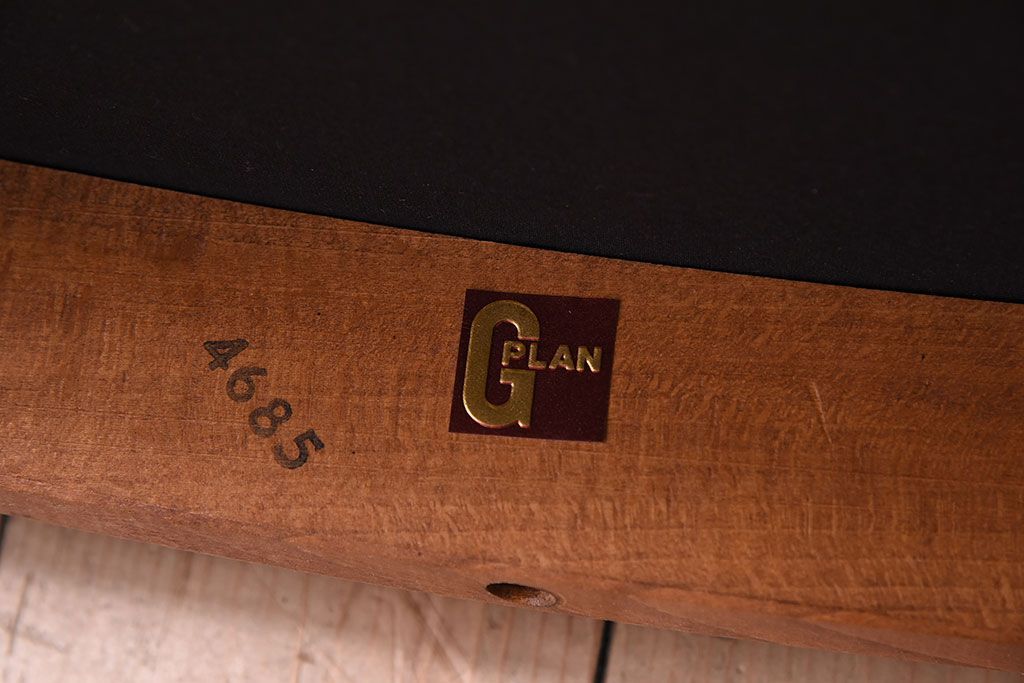 ヴィンテージ家具　北欧ビンテージ　G-PLAN　Xバックチェア(ダイニングチェア)(3)