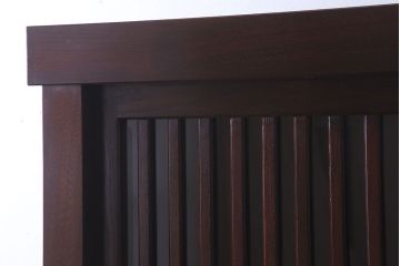 中古　民芸家具　高級品　四尺　欅材の重ね水屋箪笥(食器棚)(定価約128万円)