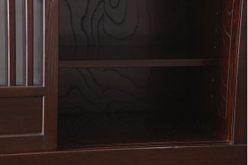 中古　民芸家具　高級品　四尺　欅材の重ね水屋箪笥(食器棚)(定価約128万円)