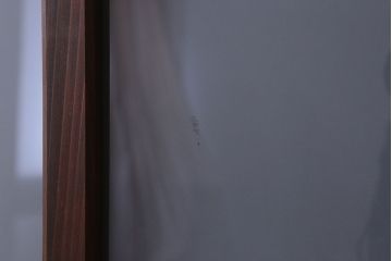 大正期　金具付き!上質なすりガラス戸2枚セット