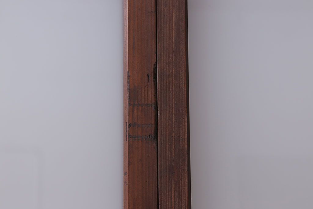 大正期　金具付き!上質なすりガラス戸2枚セット