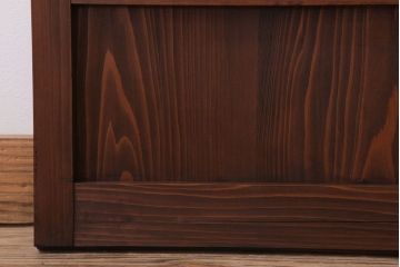 大正期　金具付き!上質なすりガラス戸2枚セット