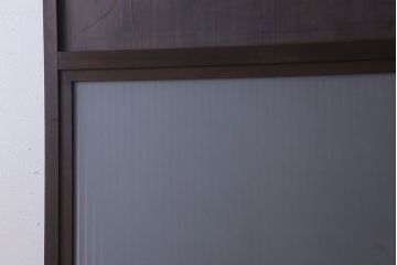 裏ガラス入り!アンティーク格子戸
