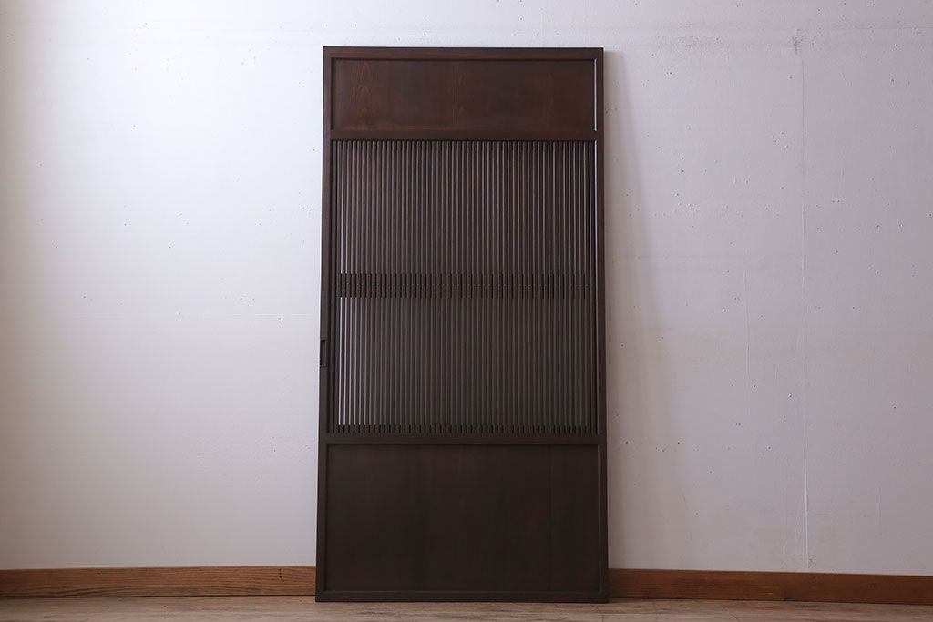 裏ガラス入り!アンティーク格子戸