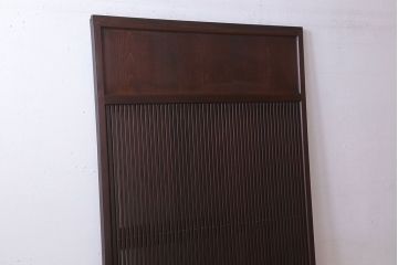 裏ガラス入り!アンティーク格子戸