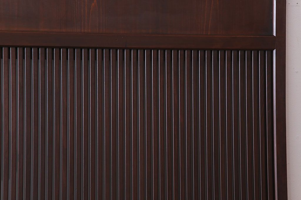 裏ガラス入り!アンティーク格子戸