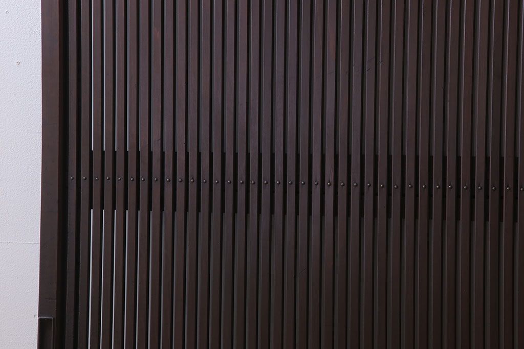 裏ガラス入り!アンティーク格子戸