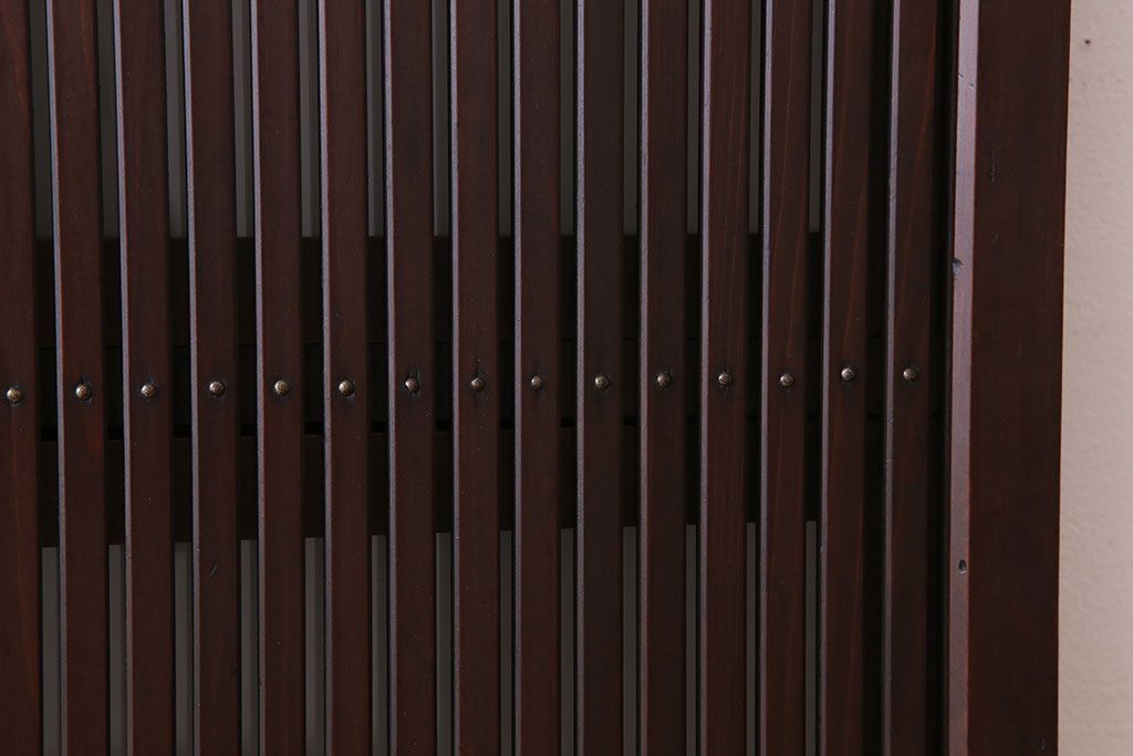 裏ガラス入り!アンティーク格子戸