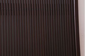 裏ガラス入り!アンティーク格子戸