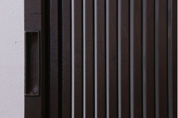 裏ガラス入り!アンティーク格子戸