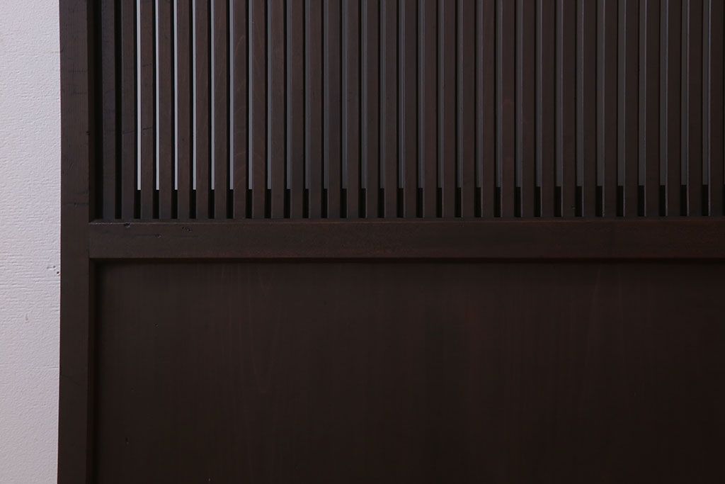 裏ガラス入り!アンティーク格子戸