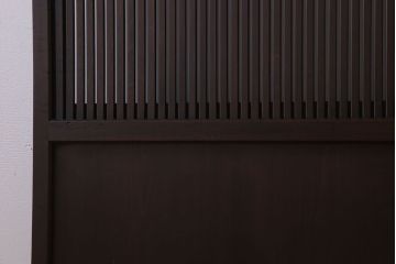 裏ガラス入り!アンティーク格子戸