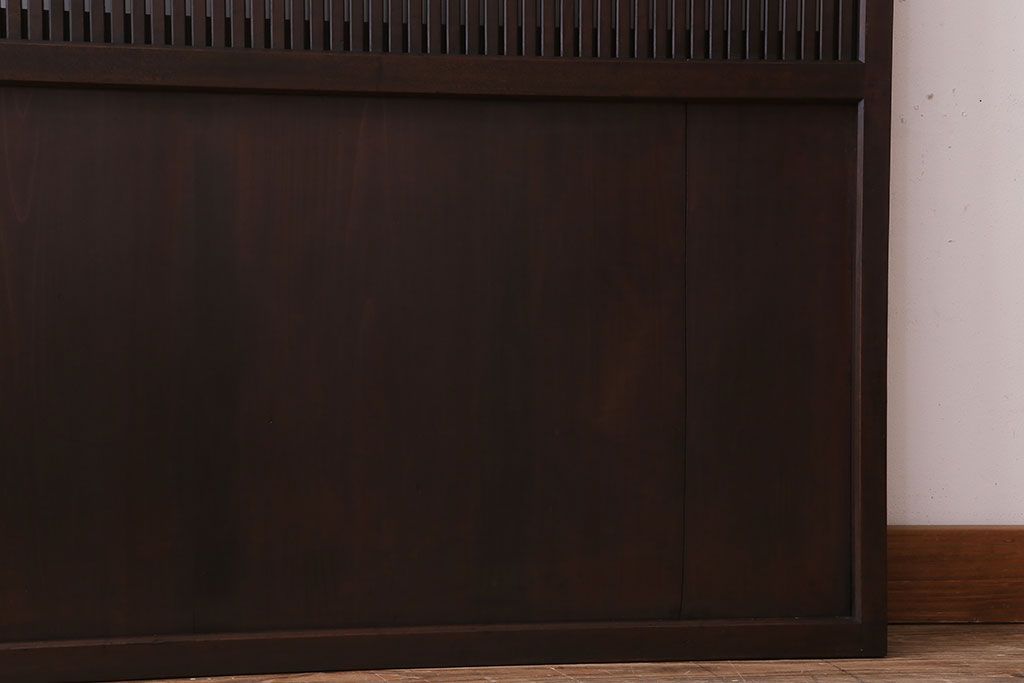 裏ガラス入り!アンティーク格子戸