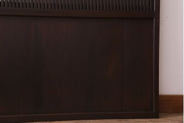 裏ガラス入り!アンティーク格子戸