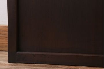 裏ガラス入り!アンティーク格子戸