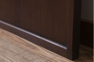 裏ガラス入り!アンティーク格子戸