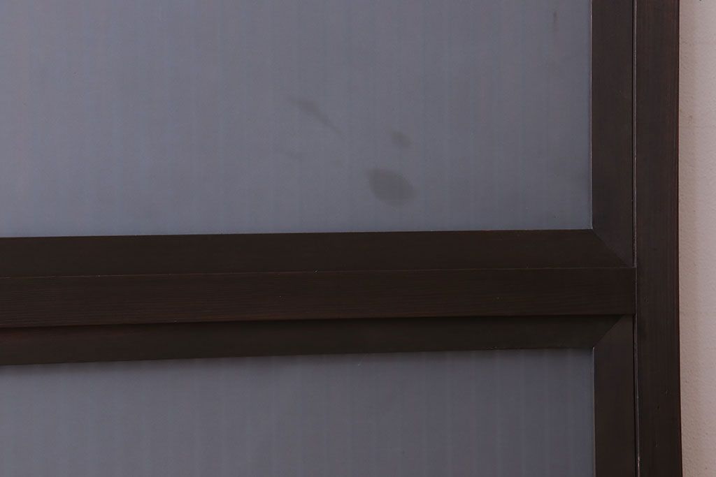 裏ガラス入り!アンティーク格子戸