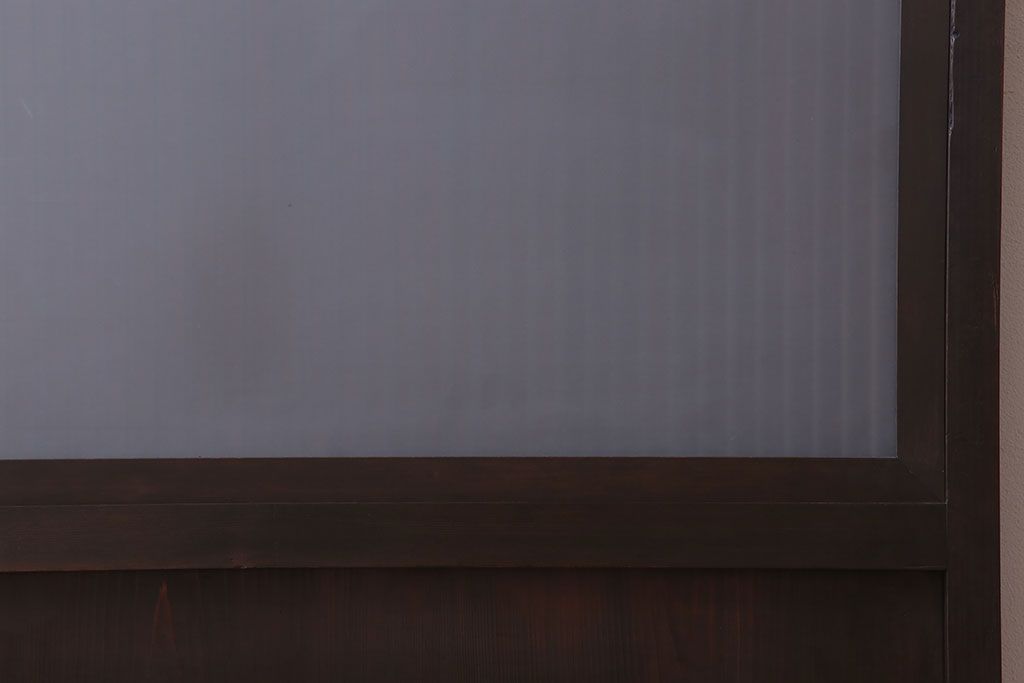 裏ガラス入り!アンティーク格子戸