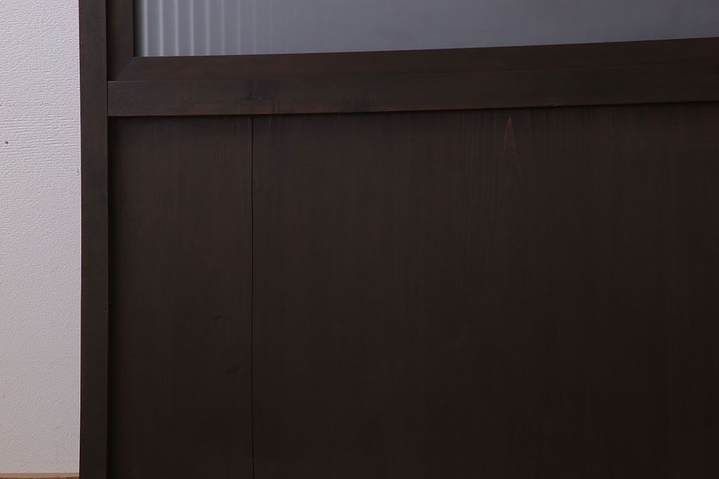 裏ガラス入り!アンティーク格子戸