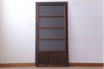 ダイヤガラス入り!レトロな和製アンティークドア