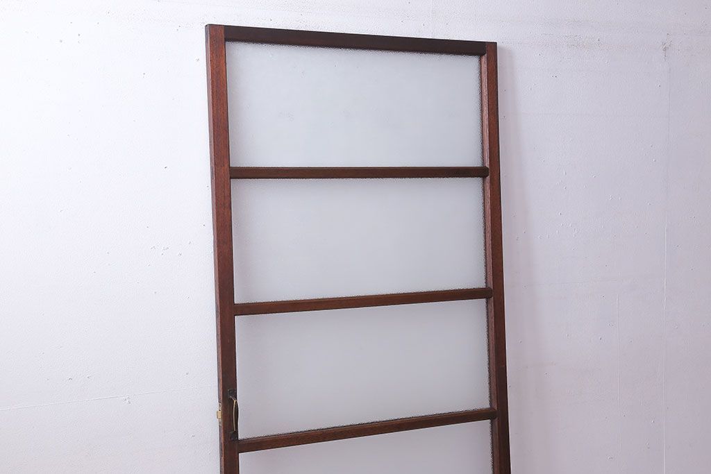 ダイヤガラス入り!レトロな和製アンティークドア