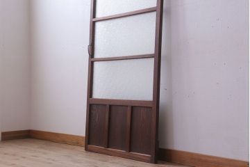 ダイヤガラス入り!レトロな和製アンティークドア