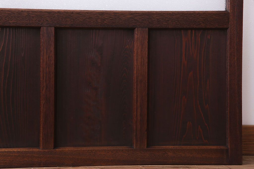 ダイヤガラス入り!レトロな和製アンティークドア