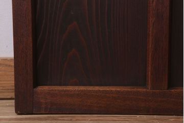 ダイヤガラス入り!レトロな和製アンティークドア