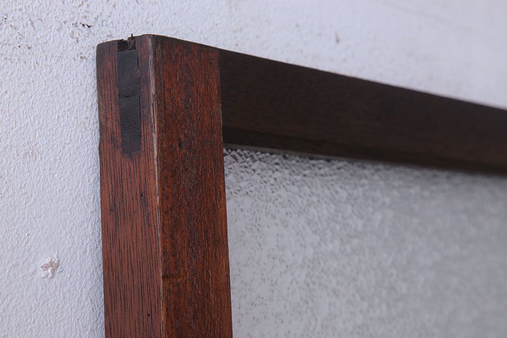 ダイヤガラス入り!レトロな和製アンティークドア