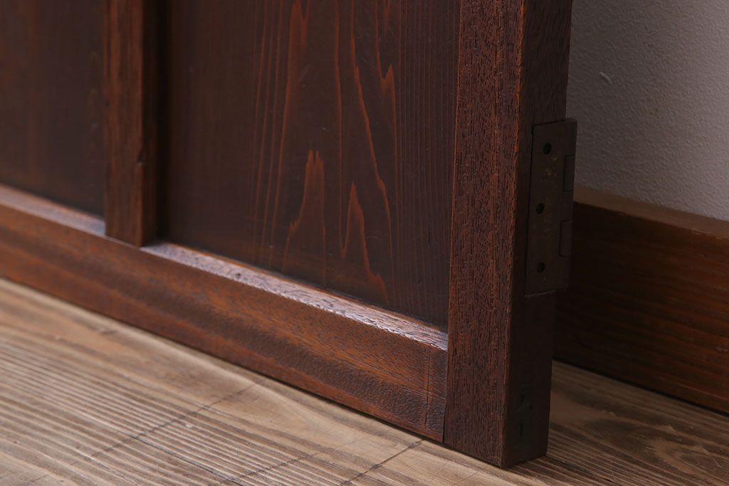 ダイヤガラス入り!レトロな和製アンティークドア