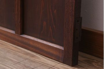 ダイヤガラス入り!レトロな和製アンティークドア