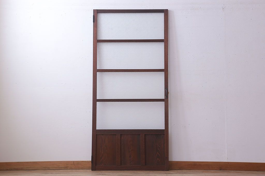 ダイヤガラス入り!レトロな和製アンティークドア