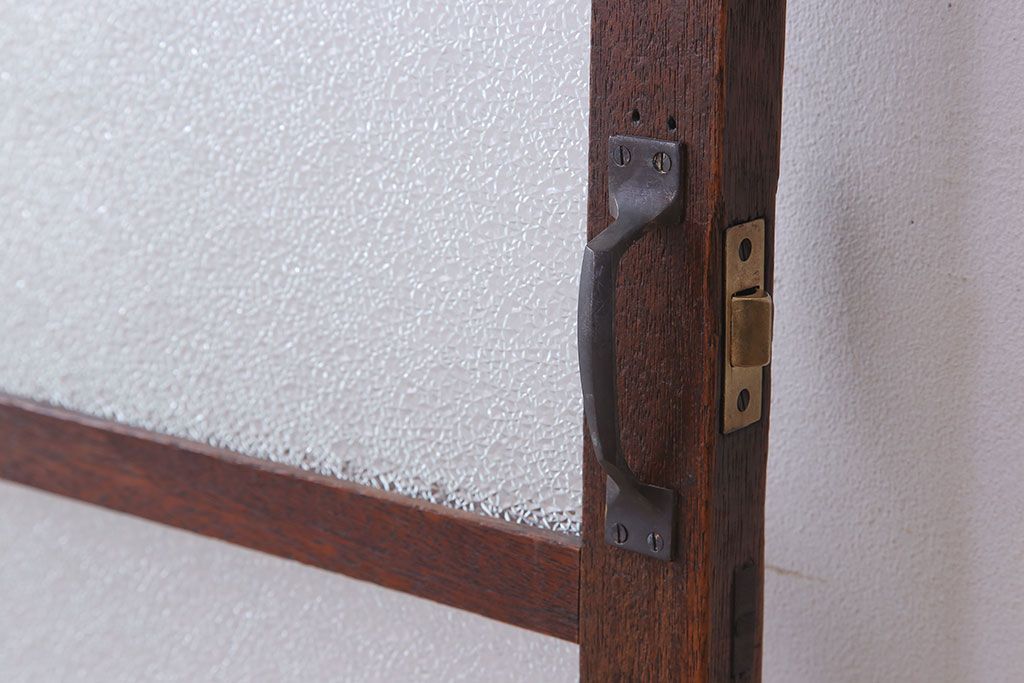 ダイヤガラス入り!レトロな和製アンティークドア