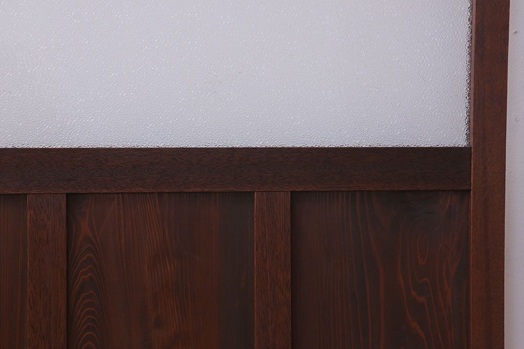 ダイヤガラス入り!レトロな和製アンティークドア