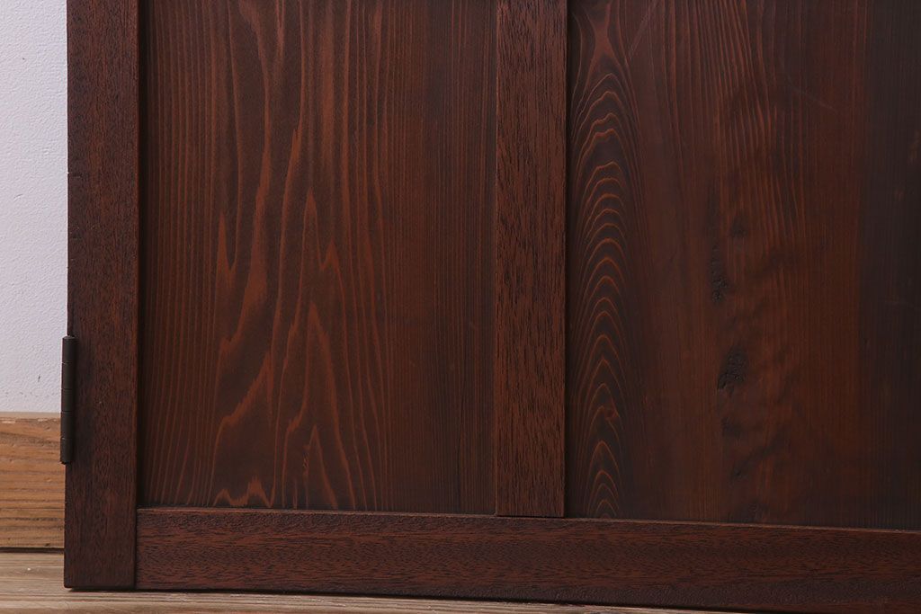 ダイヤガラス入り!レトロな和製アンティークドア