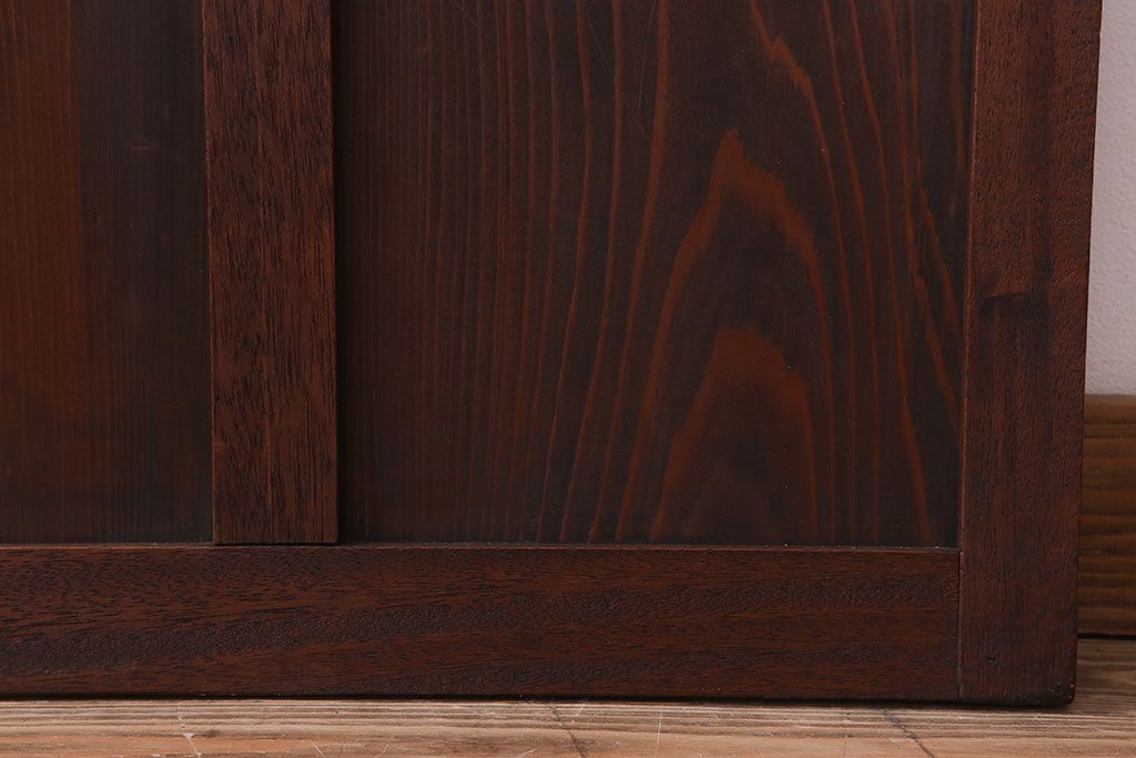 ダイヤガラス入り!レトロな和製アンティークドア