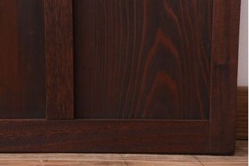 ダイヤガラス入り!レトロな和製アンティークドア