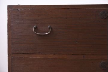 アンティーク家具　鉄脚付き!古い桐箪笥ローボード(1)