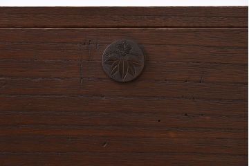 アンティーク家具　鉄脚付き!古い桐箪笥ローボード(1)