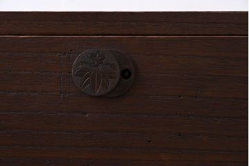 アンティーク家具　鉄脚付き!古い桐箪笥ローボード(1)