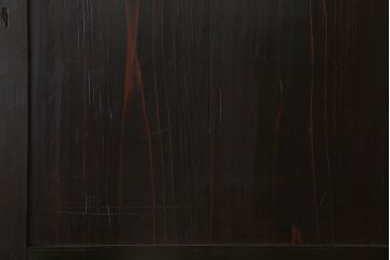 古民具・骨董　アンティークのクリアガラス帯戸4枚セット